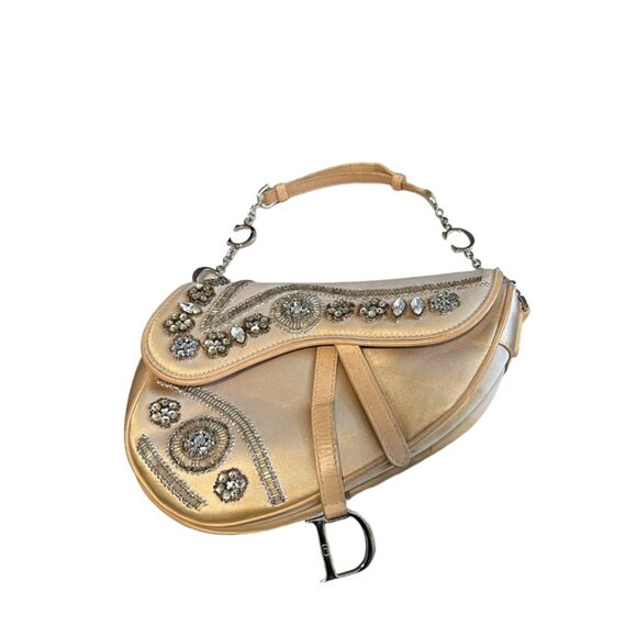 Dior Satin Mini Saddle - Picture 3 of 9